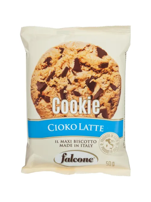 Печенье Falcone Cookies сахарное с молочным шоколадом, 200г