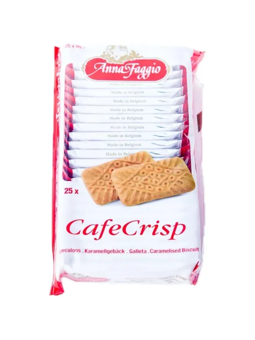 Печенье Cafe Crisp ANNA FAGGIO хруст.карамельное (инд.уп.), 25шт/уп., 150г