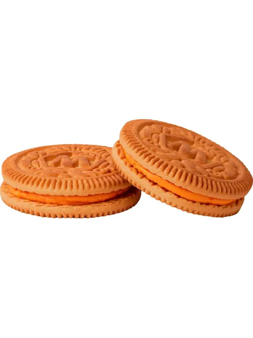 Печенье Pekarro Orange с апельсиновой начинкой и взрывной карамелью, 3кг