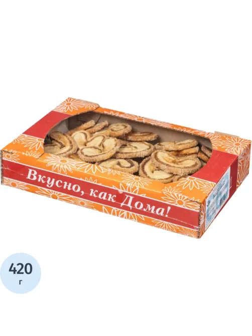 Печенье Невские Валентинки, карамель, 420г