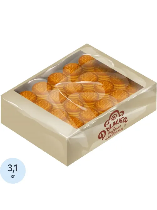 Печенье Дымка Апельсин, 3,1кг/уп