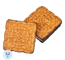 Печенье Дымка Царское чаепитие с суфле глазированное,2,2кг
