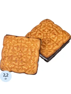 Печенье Дымка Царское чаепитие с суфле глазированное,2,2кг