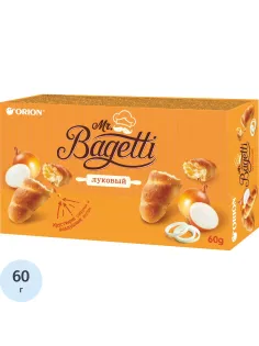Печенье  MR. BAGETTI ONION затяжное, 60г