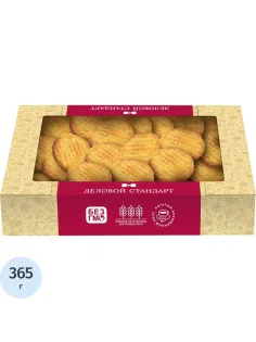 Печенье сдобное Деловой Стандарт Творожное, 365г