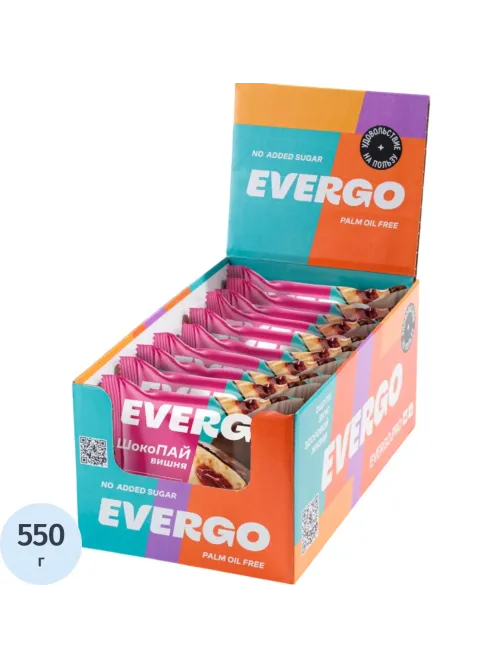 Печенье Панкейк EVERGO ШокоПай с вишневой начинкой 550г