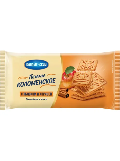 Печенье Коломенское яблоко-корица 120г 22шт/уп