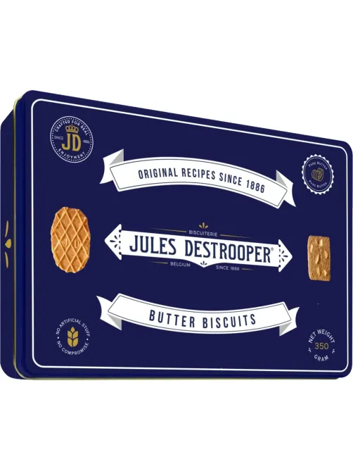 Печенье Jules Destrooper ассорти в ретро упаковке, 350г