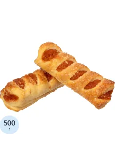 Печенье слоеное Деловой Стандарт с абрикосом, 500г