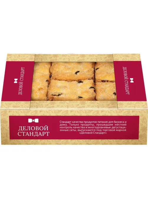 Печенье сдобное Деловой Стандарт с изюмом, 500г