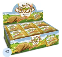 Печенье Коровка топленое молоко, 42гх18шт/уп