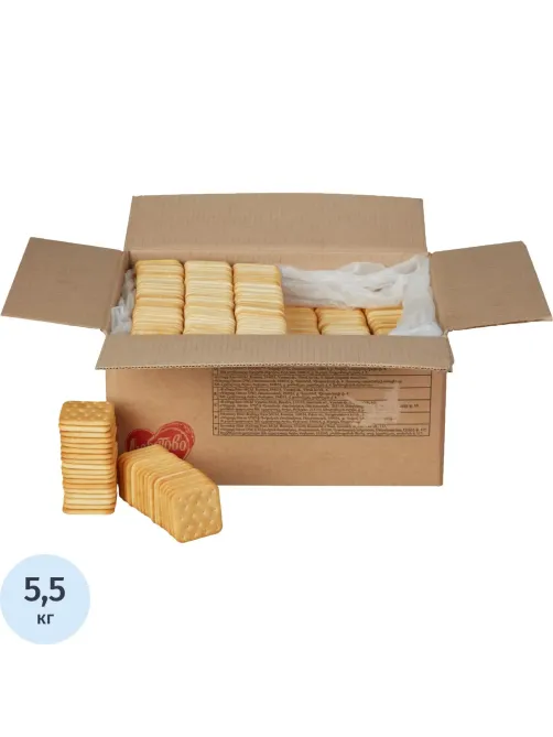 Печенье крекер Янтарный с солью 5,5 кг