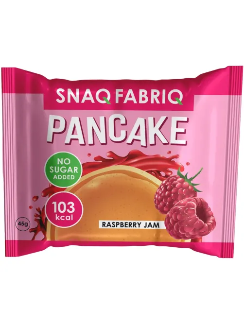 Печенье панкейк SNAQ FABRIQ с начинкой Малиновый джем без сах, 45г
