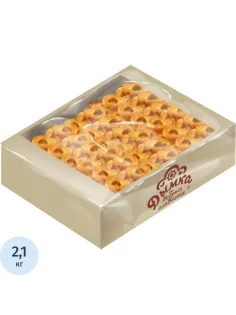 Сушки бараночные Дымка Стайка рыбок 2,1кг/уп