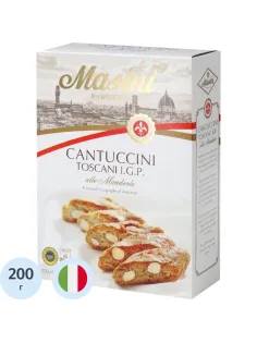 Печенье Masini CANTUCCINI TOSCANI I.G.P с миндалем 200г