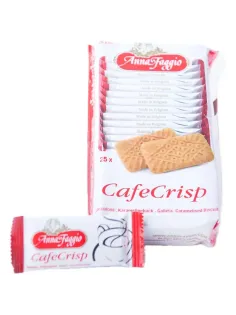 Печенье Cafe Crisp ANNA FAGGIO хруст.карамельное (инд.уп.), 25шт/уп., 150г