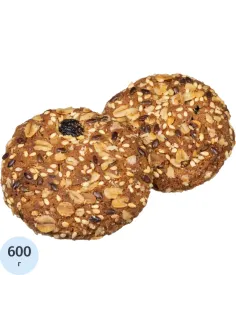 Печенье овсяной Полет пять злаков, 600г