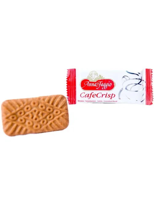 Печенье Cafe Crisp ANNA FAGGIO хруст.карамельное (инд.уп.), 25шт/уп., 150г