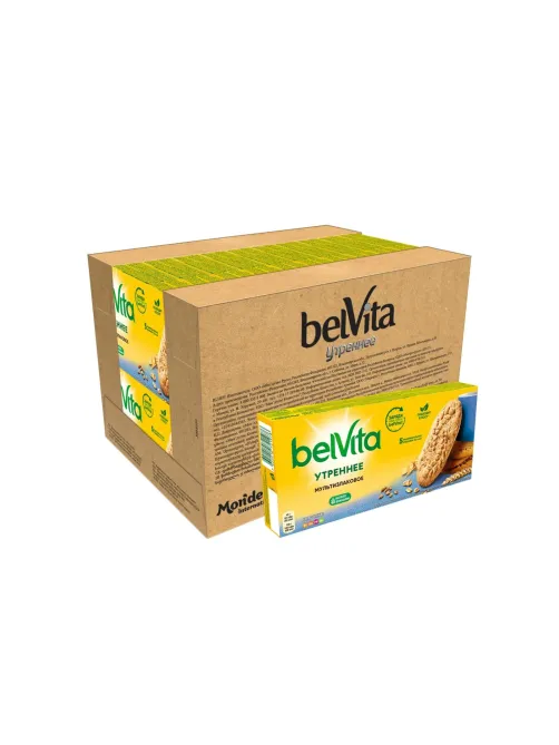 Печенье песочное BelVita Утреннее мульти-злаковое 225 г