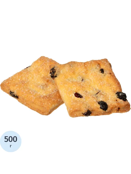 Печенье сдобное Деловой Стандарт с изюмом, 500г
