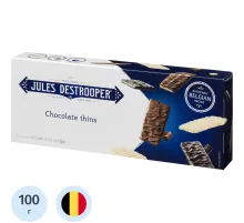 Печенье Jules Destrooper Belgian Chocolate Thins, 100г
