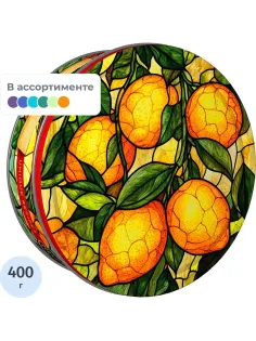 Печенье Regnum Витраж сдобное в сахарной обсыпке ж/б 400г МС-1-20