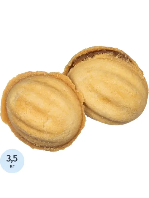 Печенье Мичуринское печенье Орешки с вареной сгущенкой, 3,5кг/уп