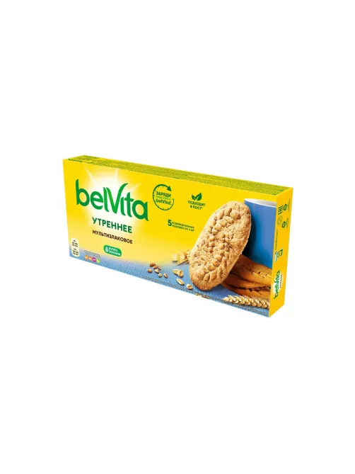 Печенье песочное BelVita Утреннее мульти-злаковое 225 г