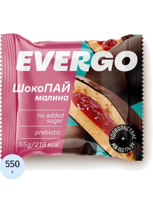 Печенье Панкейк EVERGO ШокоПай с малиновой начинкой 550г