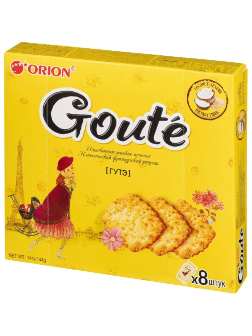 Печенье затяжное Orion GOUTE, 144г