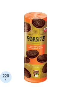 Печенье FORSITE сахарное сэндвич с шок.орех.вк., 220гМП466