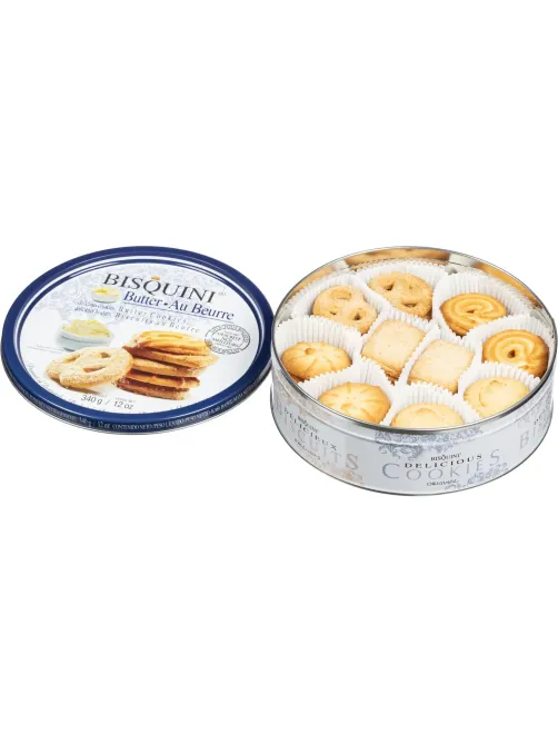 Печенье сдобное Bisquini Датское ассорти, 340г