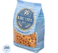 Крекер крендельки Krutzel Бретцель с солью, 250г ПК015