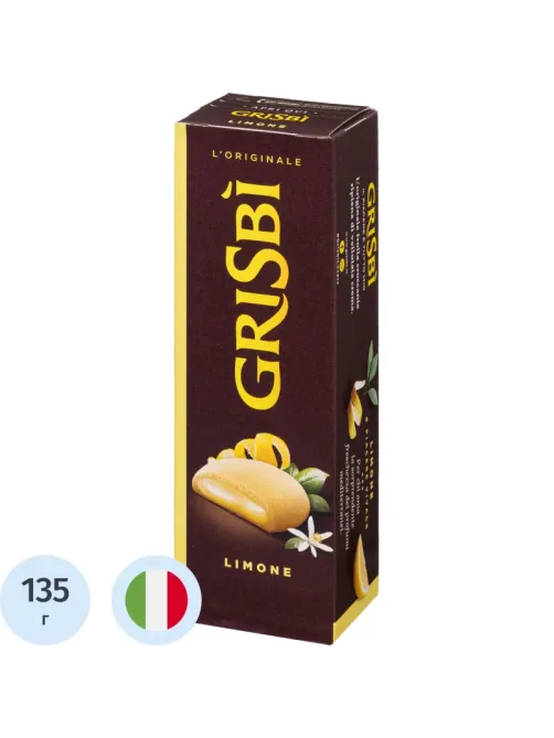 Печенье Grisbi с начинкой из лимонного крема ТМ Grisbi  135 гр
