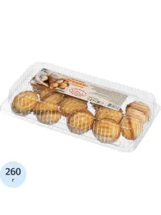 Печенье Орешки с начинкой вареная сгущенка Московсвитс, 260г