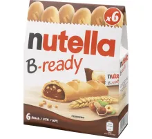 Печенье Нутелла B-ready нач из орех пасты с доб. какао и хруст.шарик, 132г