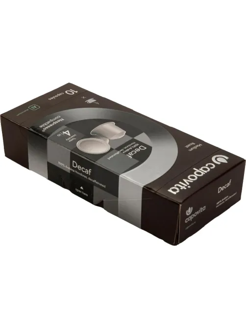 Кофе в капсулах Capovita Decaf Nespresso без кофеина, 10шт