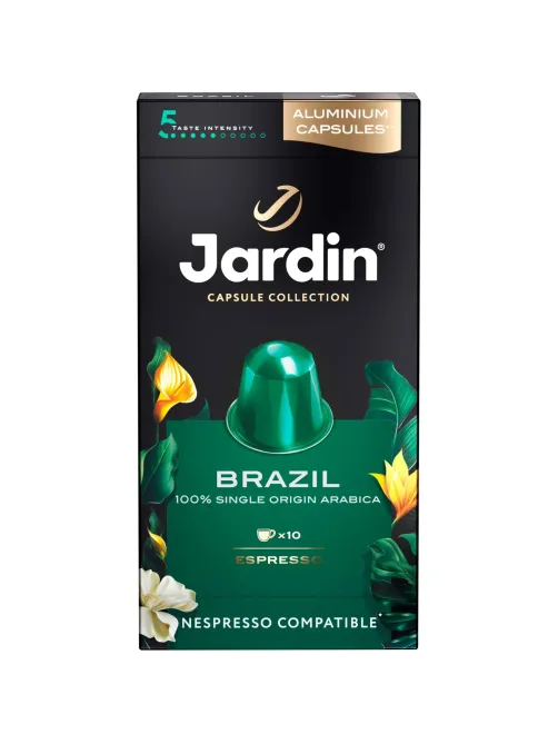 Кофе в капсулах молотый Jardin Бразил, 5гx10кап