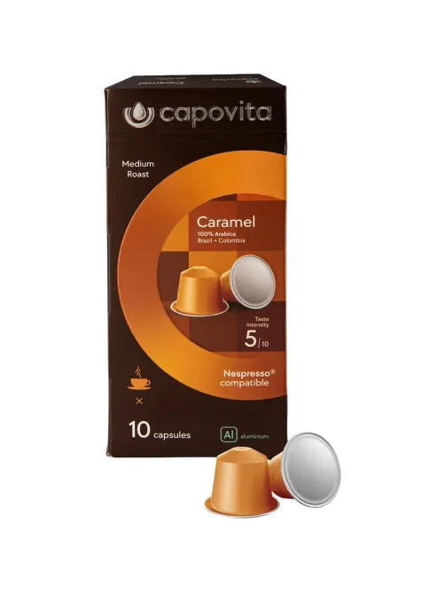 Кофе в капсулах Capovita Caramel Nespresso с ароматом карамели, 10шт