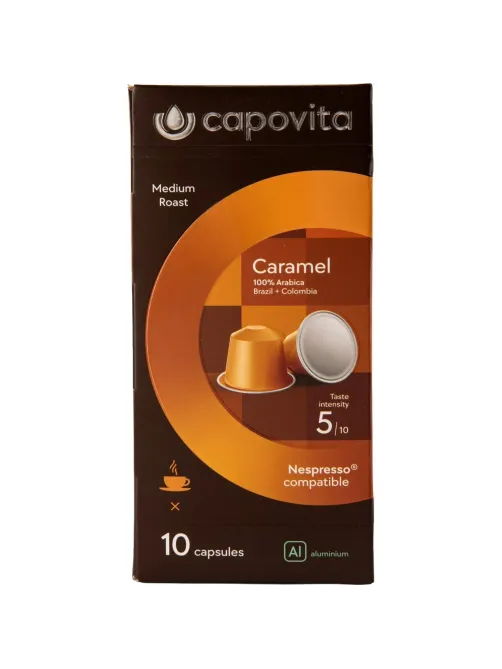 Кофе в капсулах Capovita Caramel Nespresso с ароматом карамели, 10шт