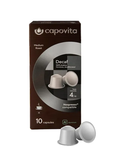 Кофе в капсулах Capovita Decaf Nespresso без кофеина, 10шт
