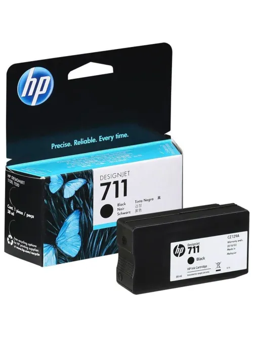 Картридж струйный HP 711 CZ133A чер. пов.емк. для DgnJ T120/520