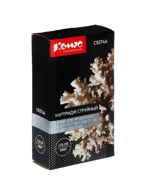 Картридж струйный Комус 72 C9374A сер. для DgnJ T610/770/1100/1120