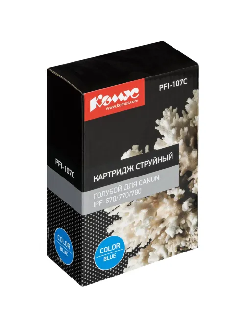 Картридж струйный Комус PFI-107C гол.для Canon iPF-670/770/780