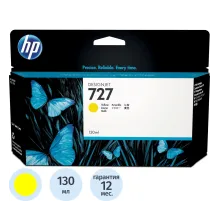 Картридж струйный HP 727 B3P21A жел. для Т920/Т1500