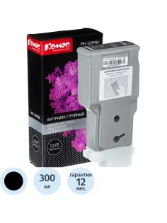 Картридж струйный Комус PFI-320BK (2890C001) чер. для TM-200/205/300/305