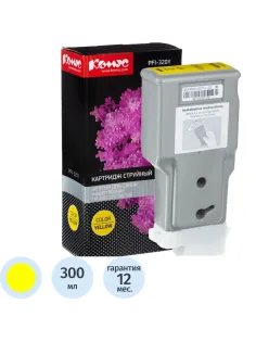 Картридж струйный Комус PFI-320Y (2893C001) жел. для TM-200/205/300/305