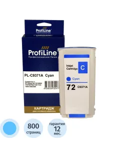 Картридж струйный ProfiLine C9371A №72 гол. для HP DesignJet T1120ps/ T1200
