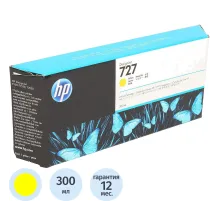 Картридж струйный HP 727 F9J78A жел. для DJ T1500/1530/920/930/2530