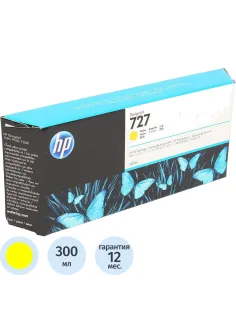 Картридж струйный HP 727 F9J78A жел. для DJ T1500/1530/920/930/2530